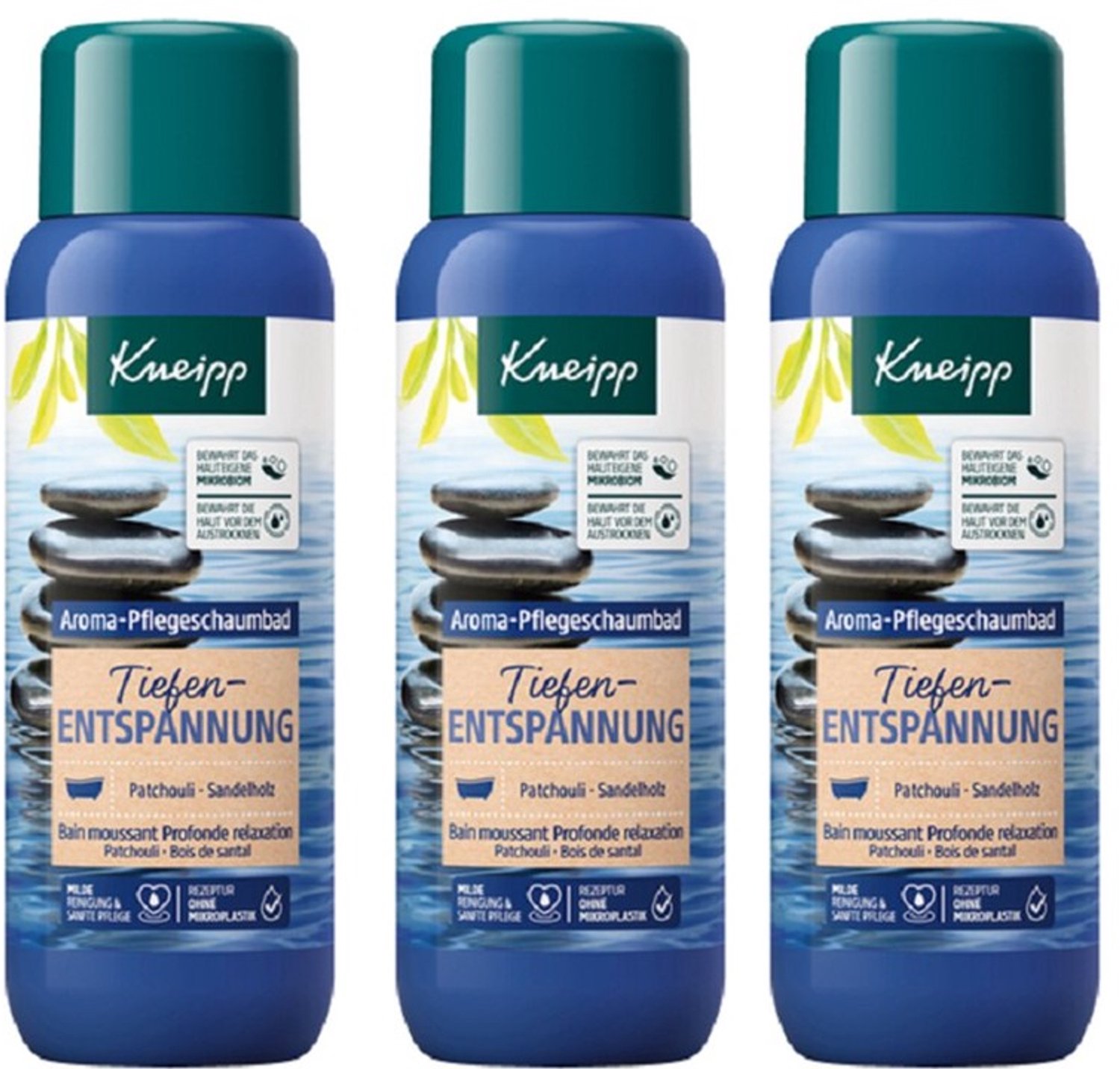 Kneipp Badschuim Diepe Ontspanning 3 x 400 ml Voordeelverpakking
