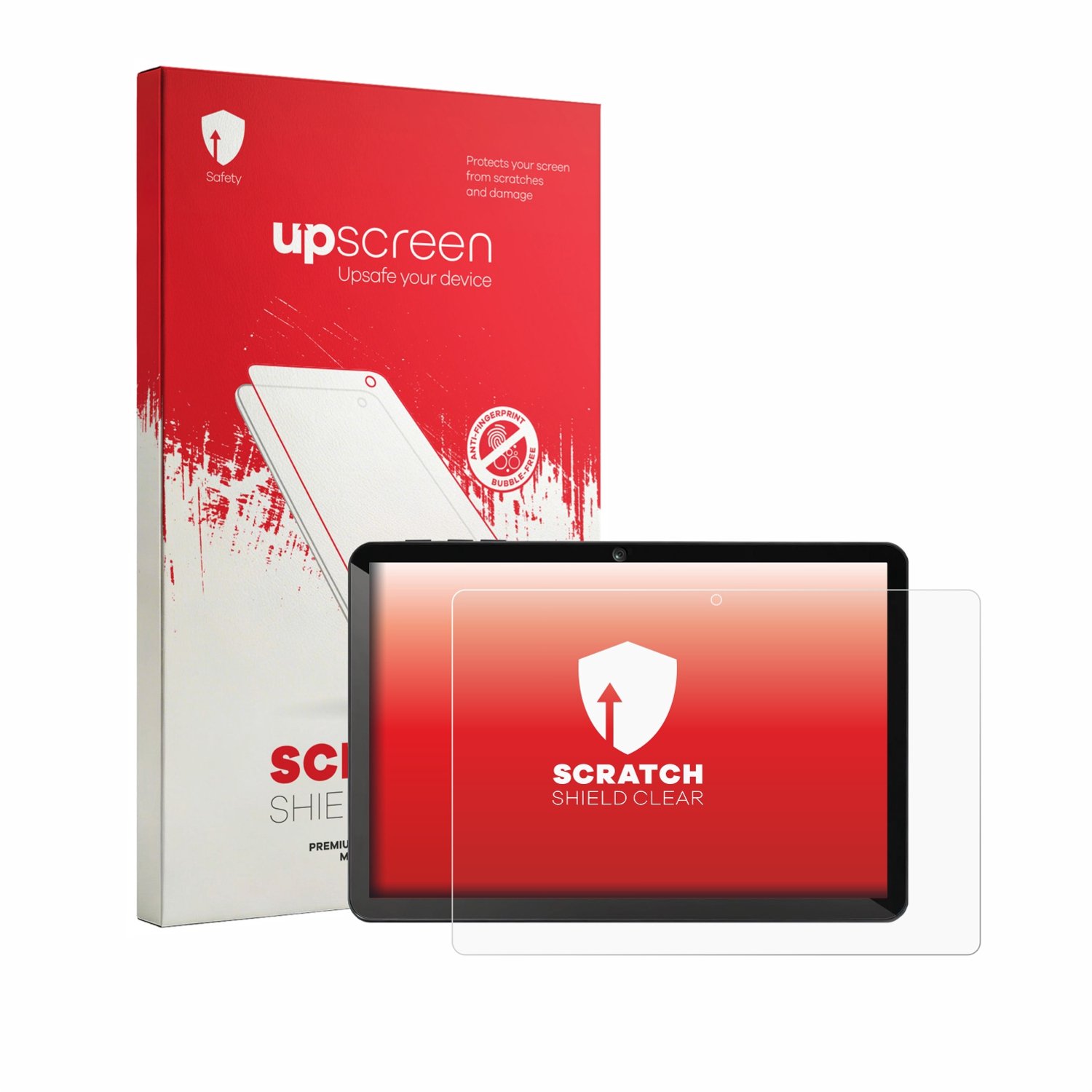 upscreen - Screenprotector voor Sannuo KT107 10" - Folie Beschermfolie transparant