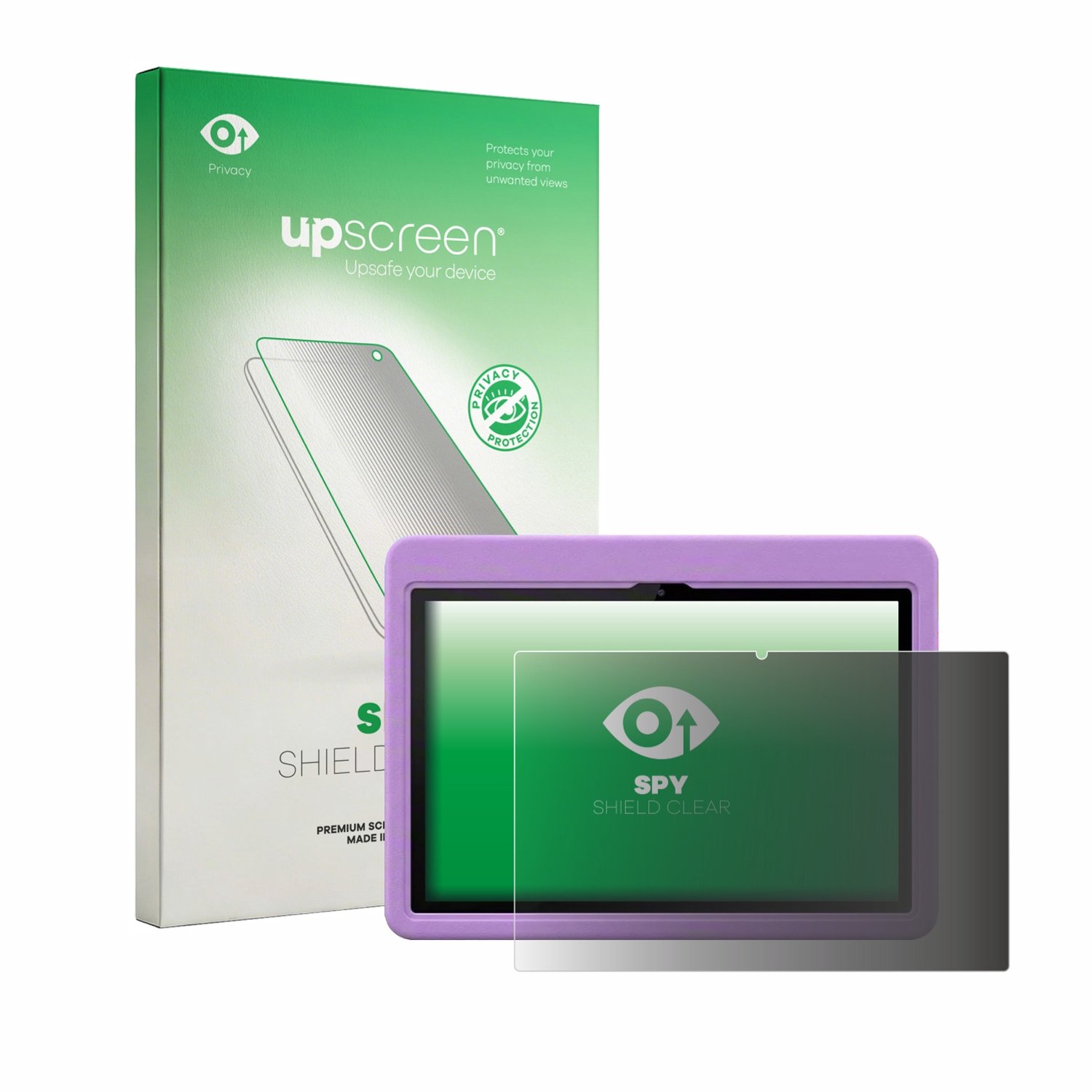 upscreen - privacy screenprotector voor TT.KIDS K106 10" - Folie Beschermfolie Blauwlichtfilter