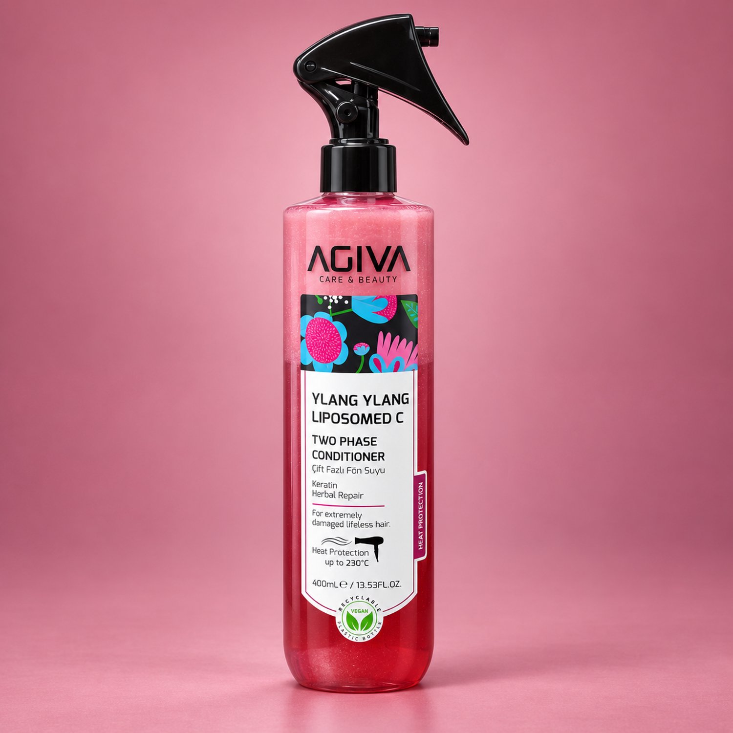 Agiva Care & Beauty - Ylang Ylang Liposomed C - Two Phase Conditioner - 400 ml