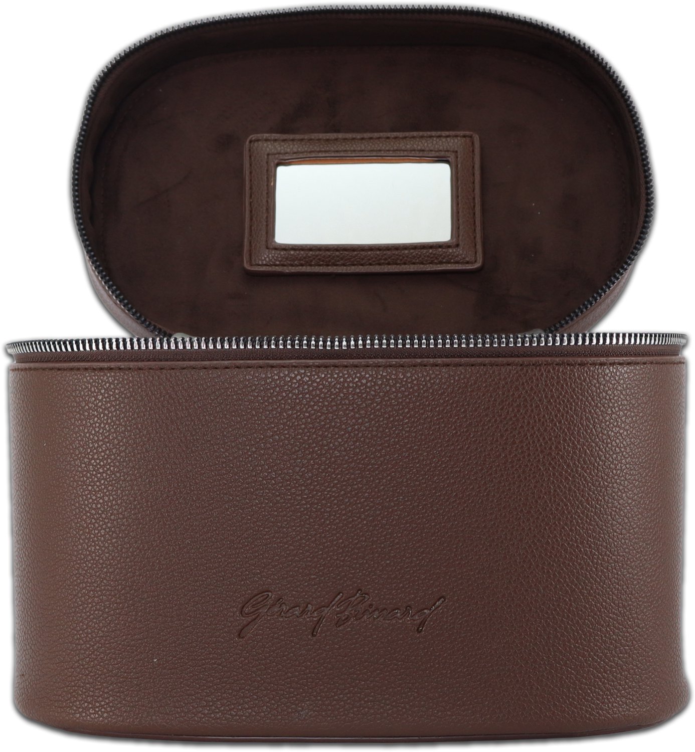 Gérard Brinard Beauty Case Groot Bruin, make up, opbergen, opmaken, sieraden