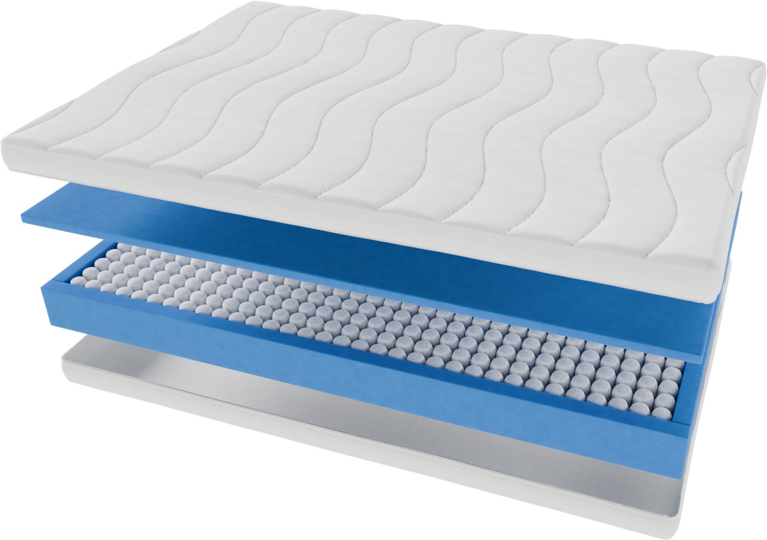 Toros Bedden 140x200x20 Pocket - Matras - 9zone XL - 140x200x20 cm