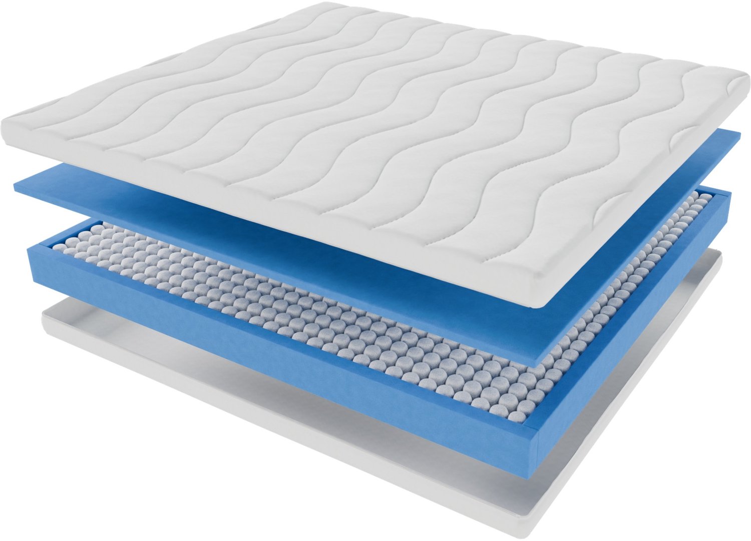 Toros bedden 180x200x19 Pocket - HR Koudschuim - Anti Allergisch - Afritsbare Hoes