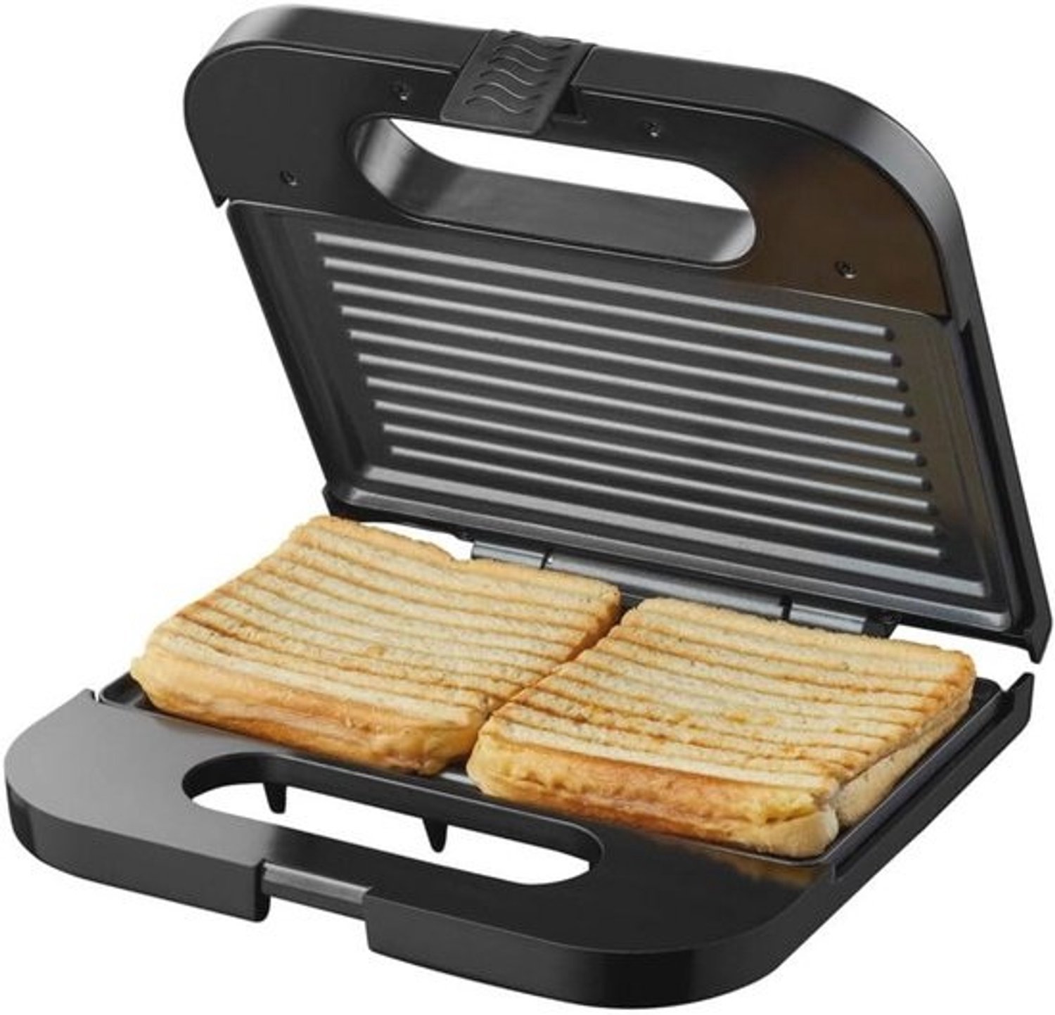 Tosti-ijzer met grillplaten - 750 Watt - Voor knapperige tosti's