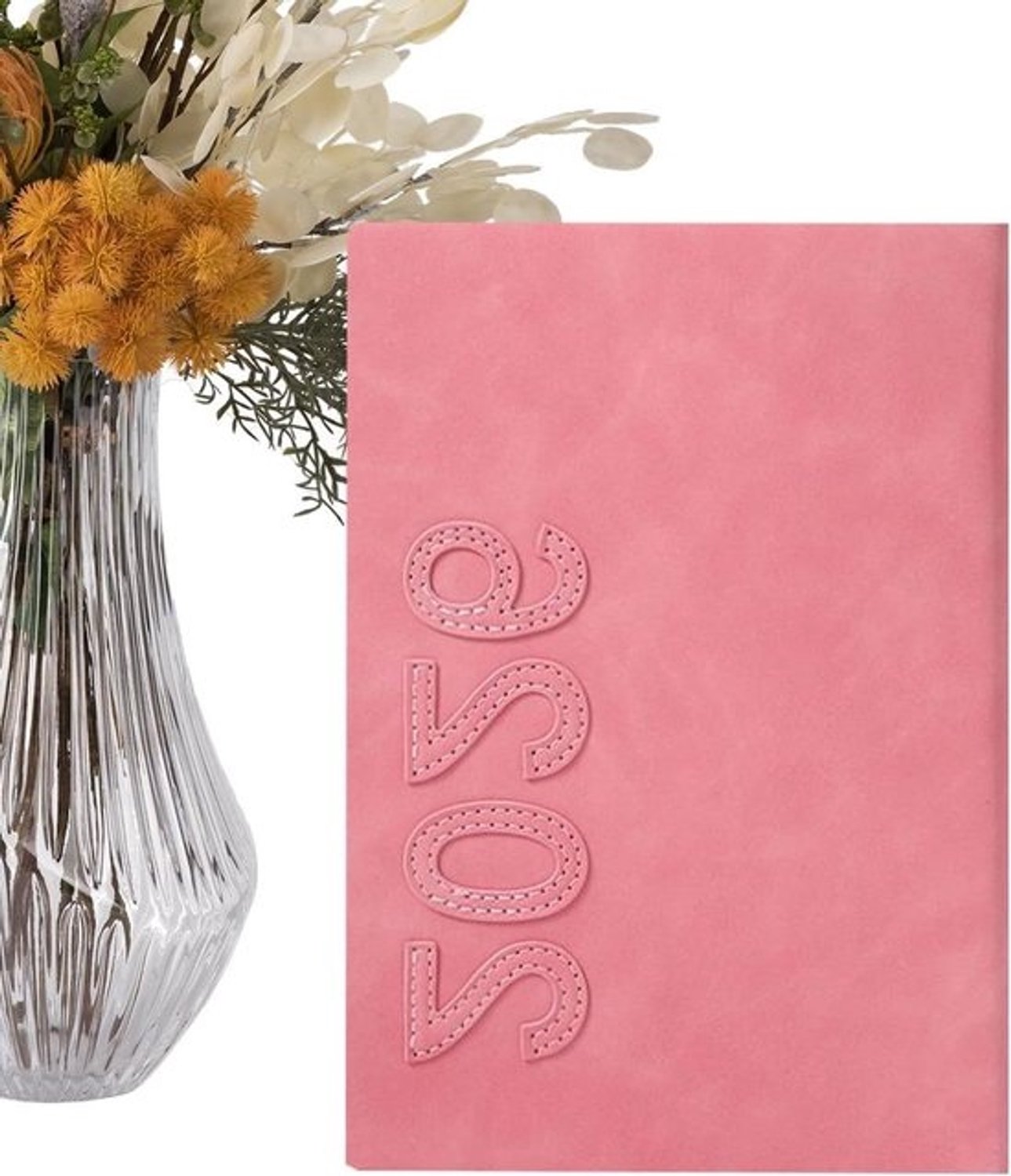 Agenda 2026 - Dagplanner - Taken organiseren - Een pagina per dag - 22 x 15 cm - Roze