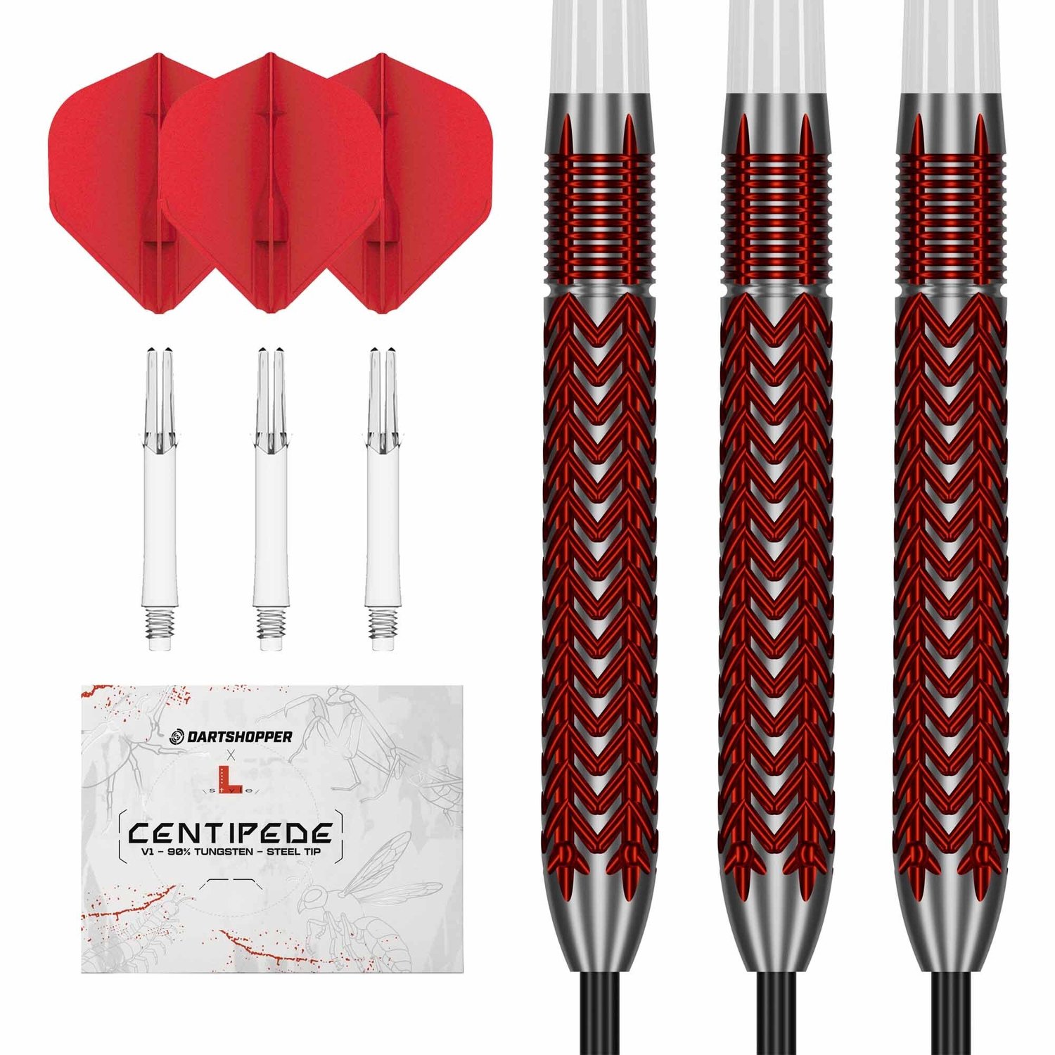 L-Style Centipede V1 90% - Dartshopper Exclusive - Dartpijlen