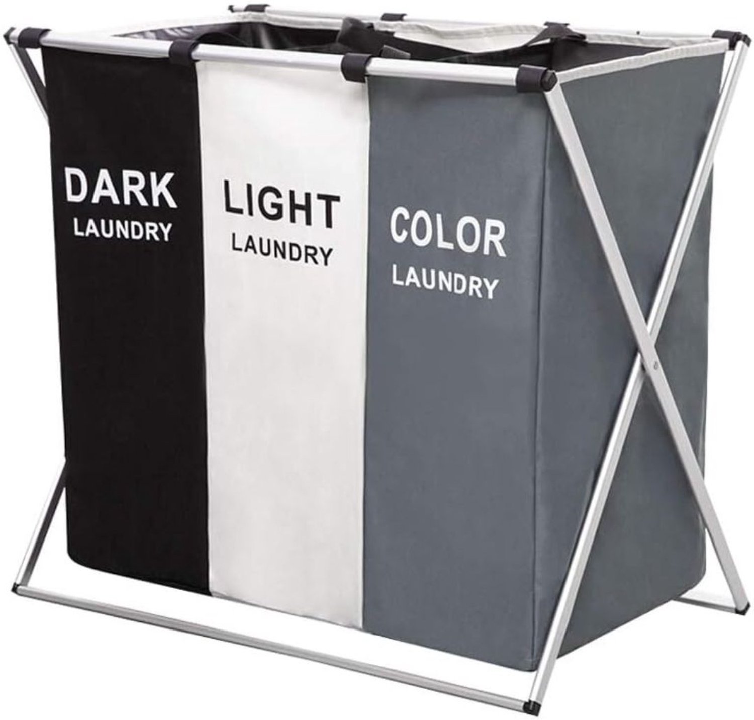 Zolvano® Wassorteerder 3 Vaken - Wasmand - Wassorteerder - Multikleur