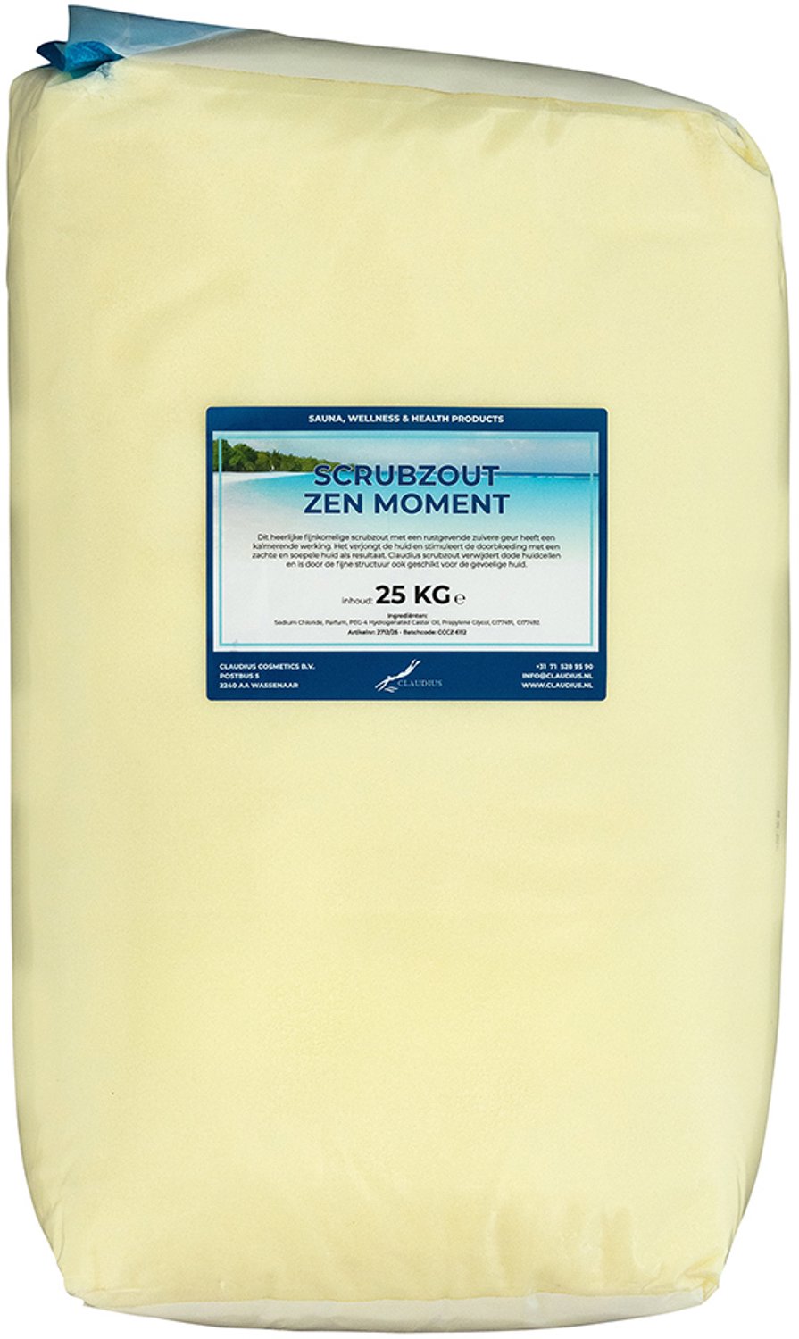 Claudius Scrubzout Zen Moment - 25 KG - Hydraterende Lichaamsscrub - Body Scrub
