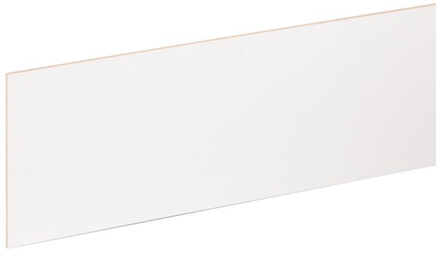 PVC Stootbord Wit | 130 x 20 cm