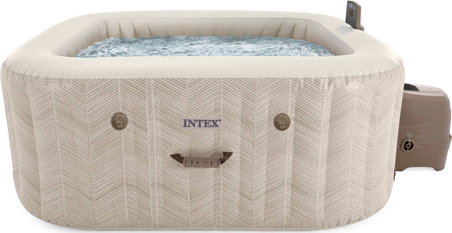 Intex PureSpa Chevron Deluxe Inflatable hot tub 6 people - 196 x 196 x 71 cm