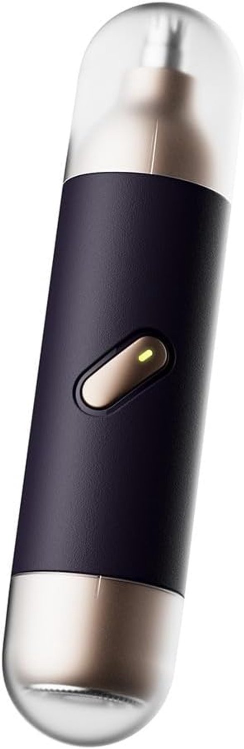 2-in-1 Gezichtstrimmer – Neushaartrimmer en Scheerapparaat – Dubbele Meskoppen – Nat en Droog – USB-C – Zwart