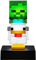 Minecraft Chicken Jockey Lamp – 12 cm LED Mini Lamp, Sfeerverlichting, Batterijgevoed