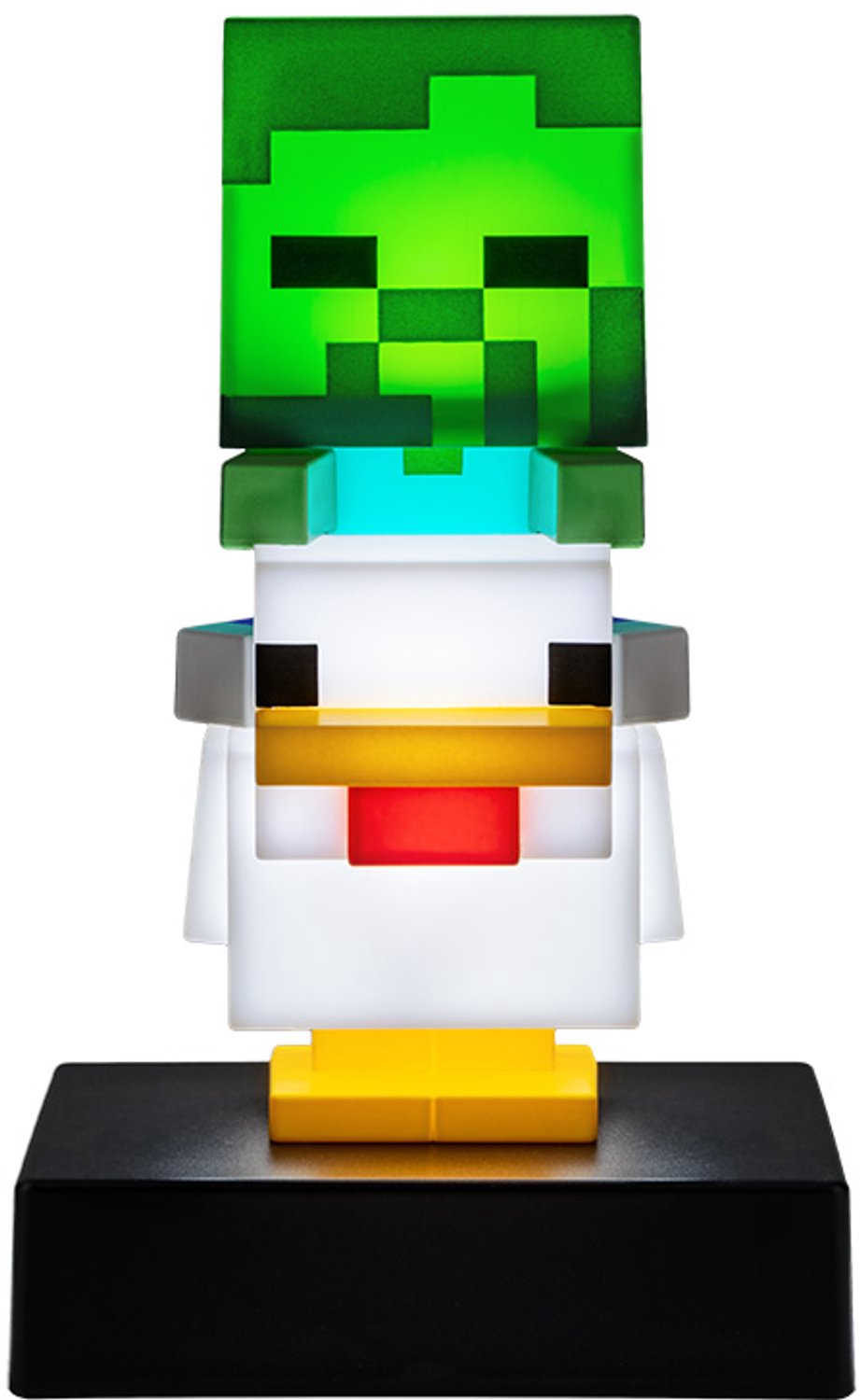 Minecraft Chicken Jockey Lamp – 12 cm LED Mini Lamp, Sfeerverlichting, Batterijgevoed
