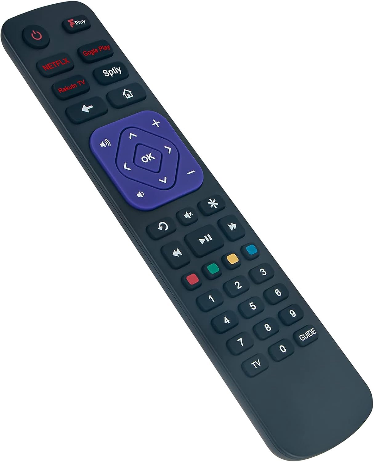 Vervangende afstandsbediening - geschikt voor Hisense TV modellen - eenvoudig te gebruiken - Vemera