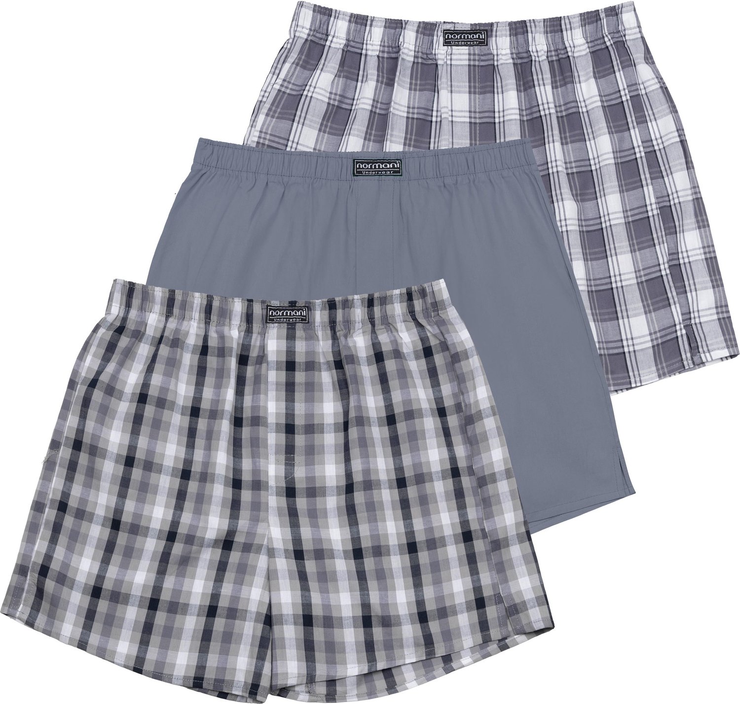 3 stuks geweven boxershorts voor heren