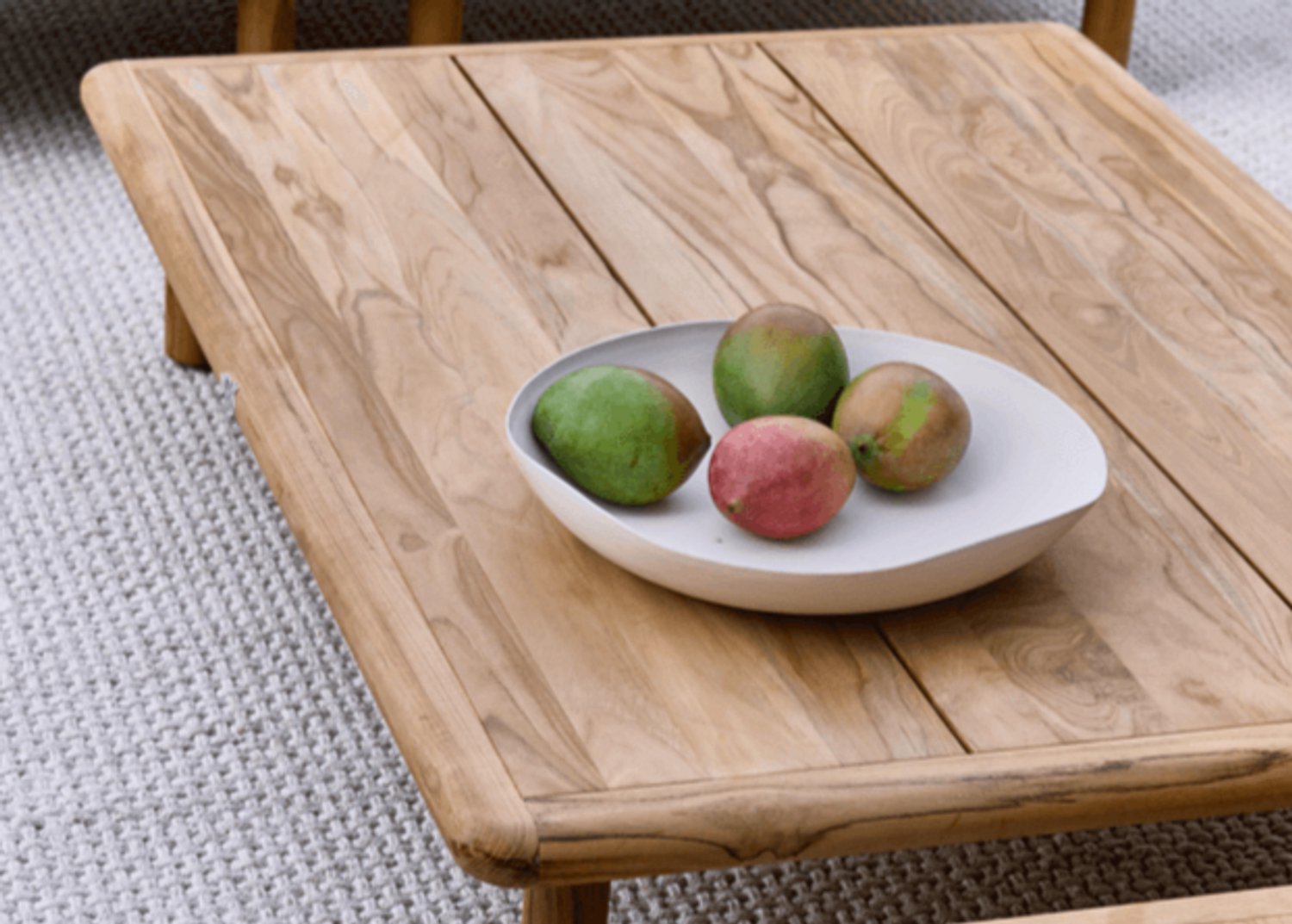 Apple Bee Sling Salontafel 120x85 cm - Teak - Robuuste Loungetafel