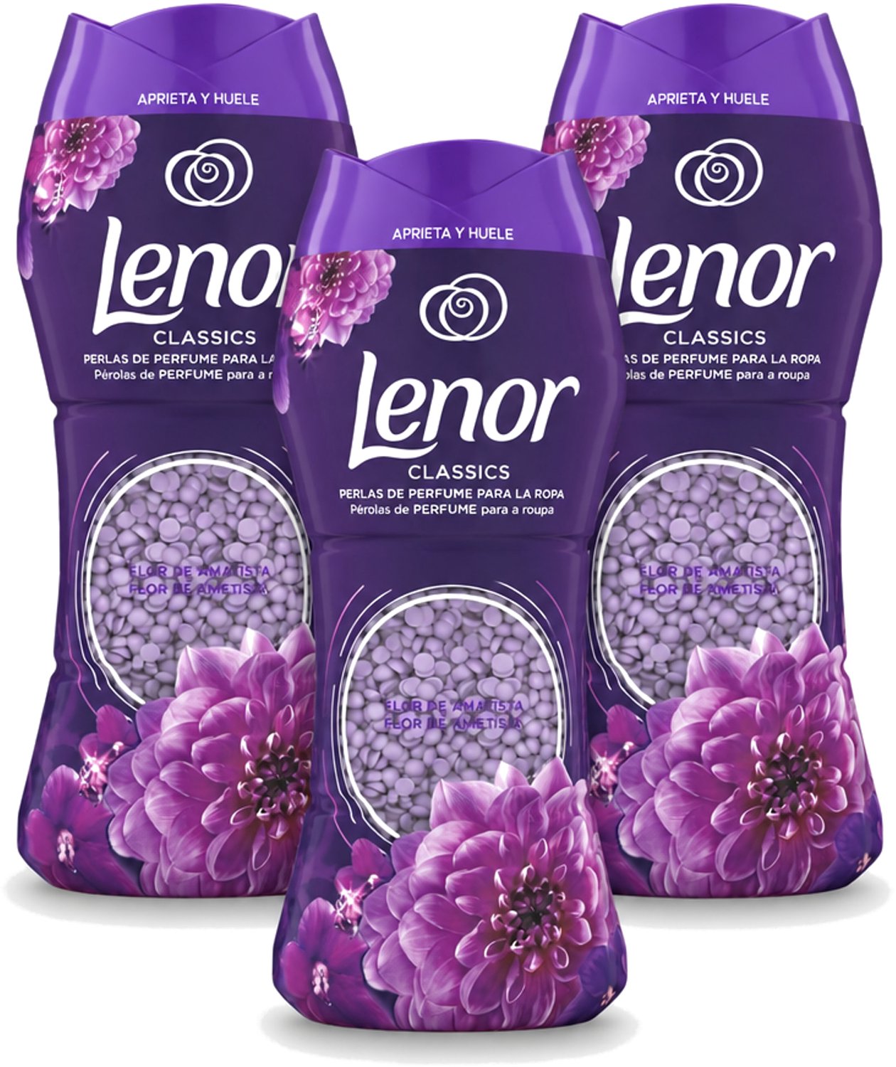 3 x Lenor Unstoppables – Geurbooster – Amethyst – 210 g - Voordeelverpakking - 3 stuks