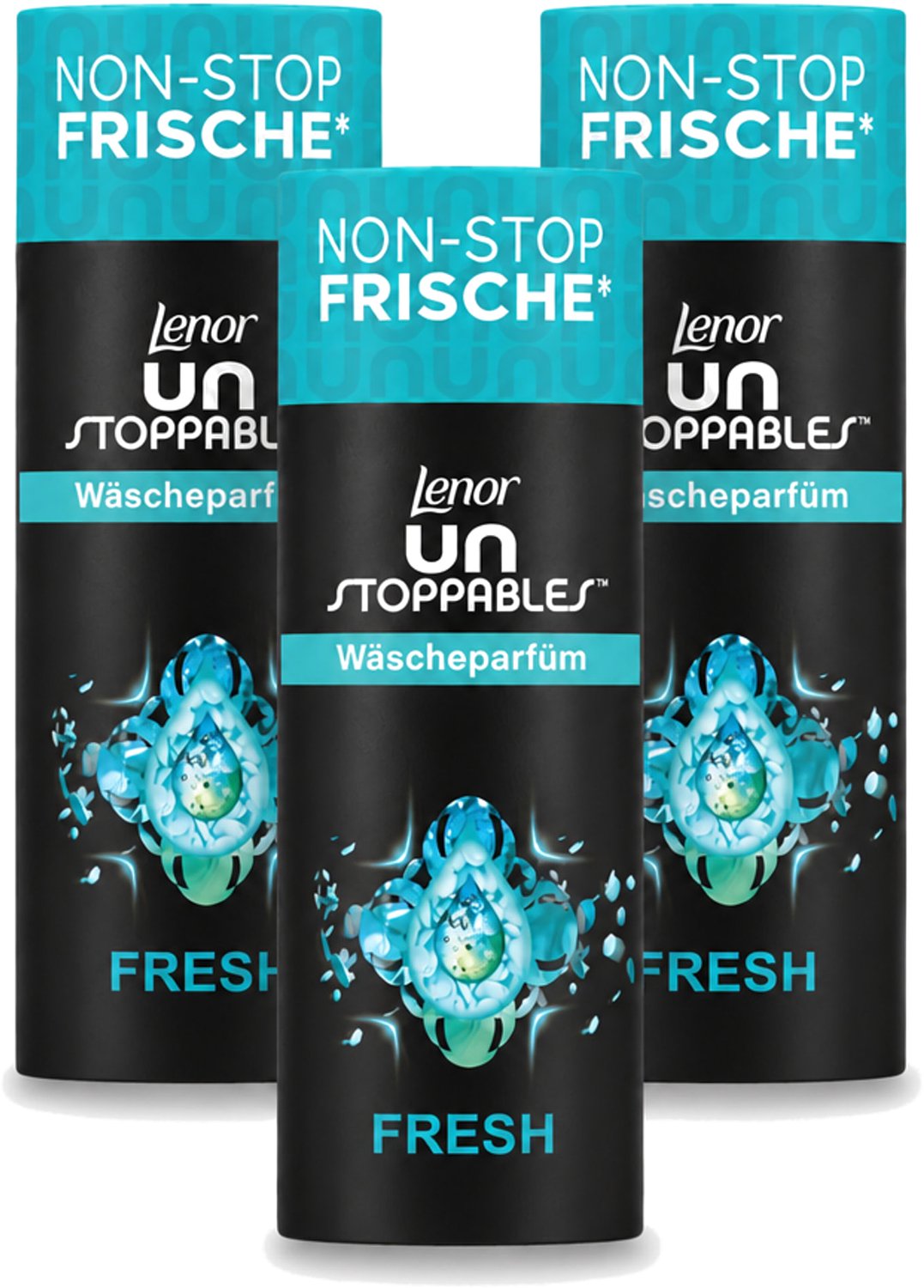 3 x Lenor – Geurbooster – Fresh – 12 Wasbeurten – 160 g - Voordeelverpakking - 3 stuks