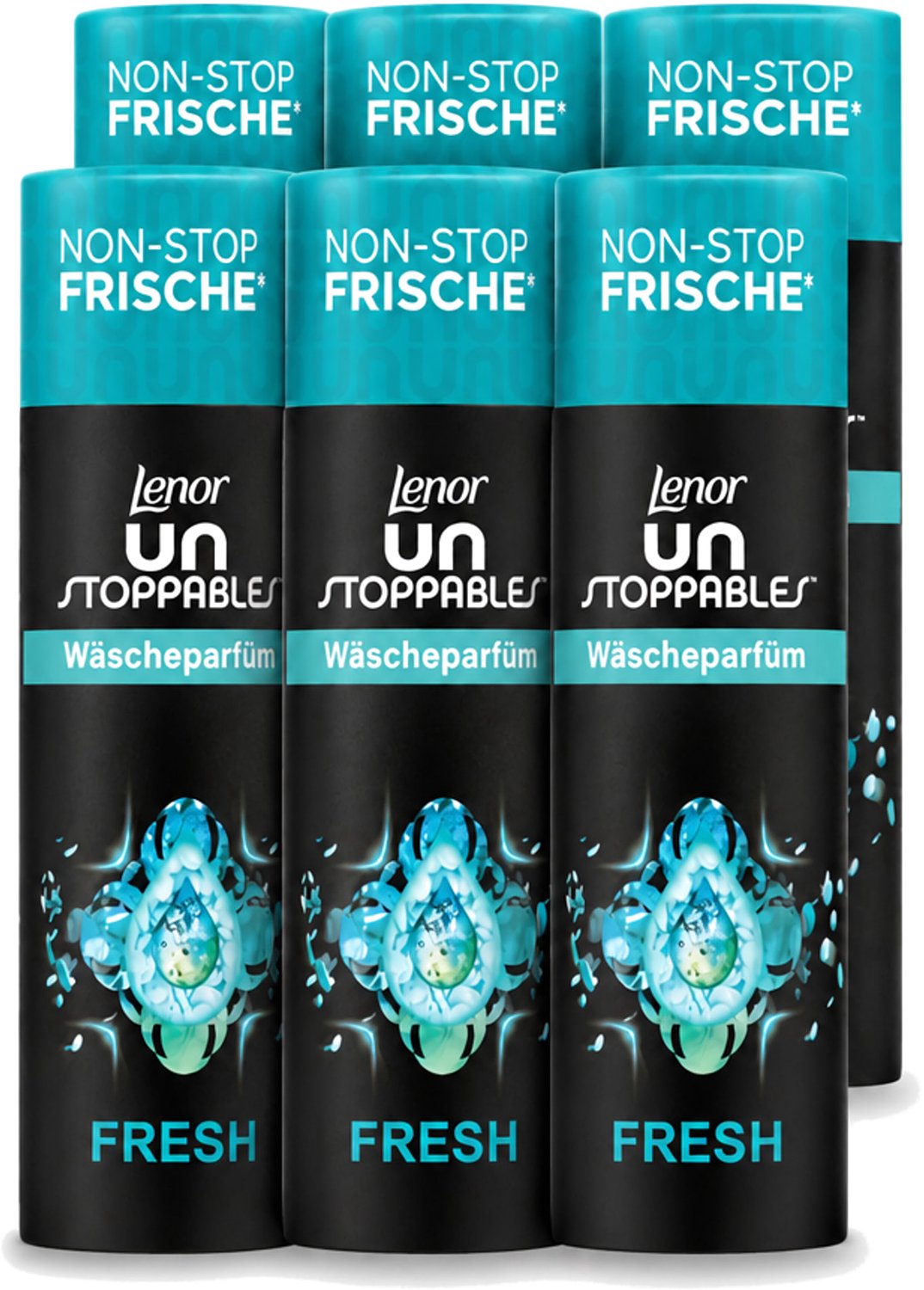 6 x Lenor – Geurbooster – Fresh – 12 Wasbeurten – 160 g - Voordeelverpakking - 6 stuks