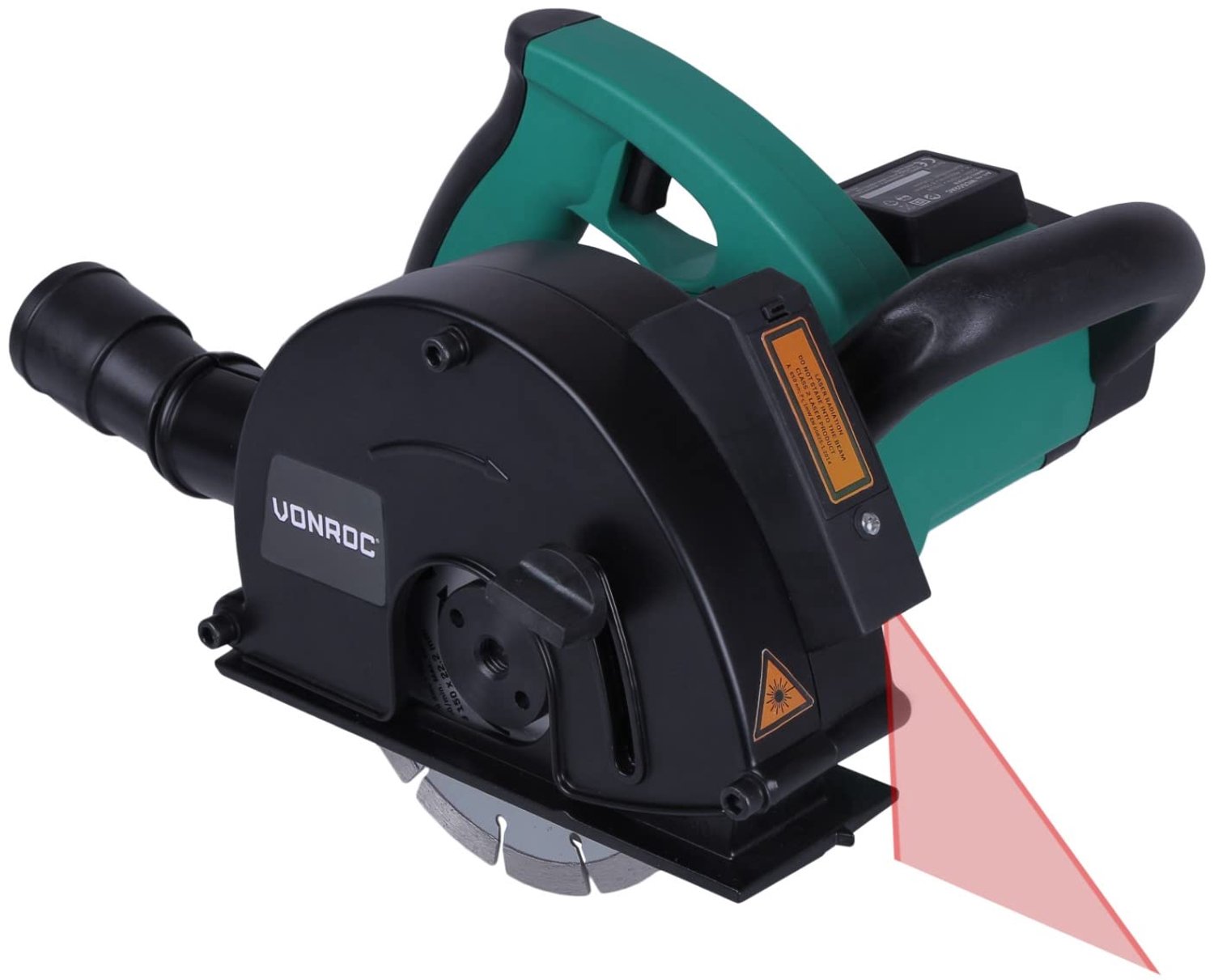 Muurfrees Sleuvenfrees - 1700 W Vermogen - 150 mm Zaagdiepte - Metaal Behuizing - Elektrisch Gereedschap