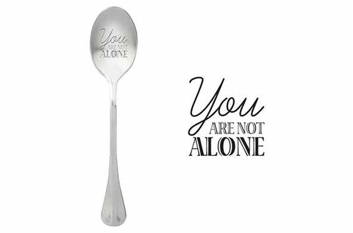 One Message Spoon Set6 You Are Not Alone