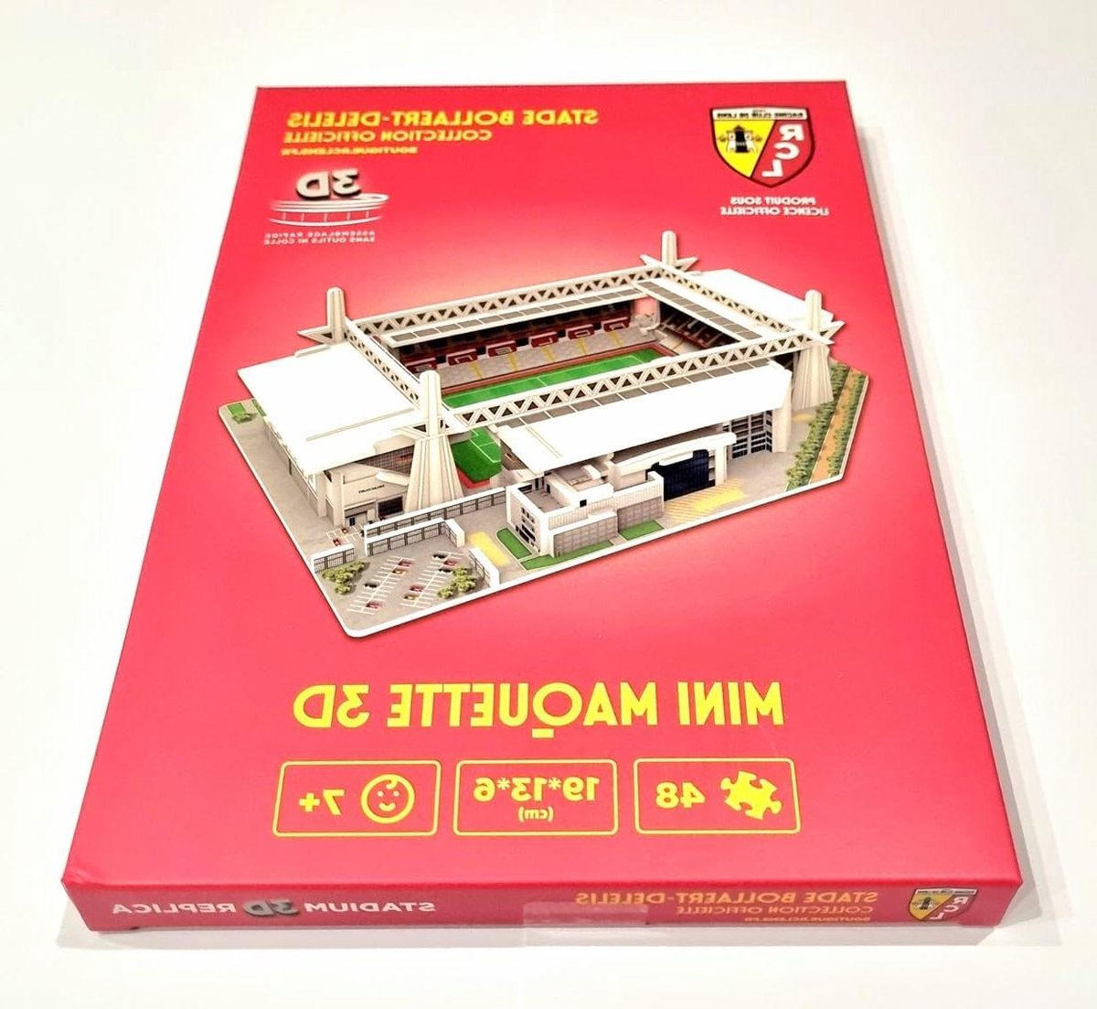 3D Stadion Puzzel - Mini Replica - Huis Decoratie - Montage Zonder Lijm - 143 Stukjes - Grijs