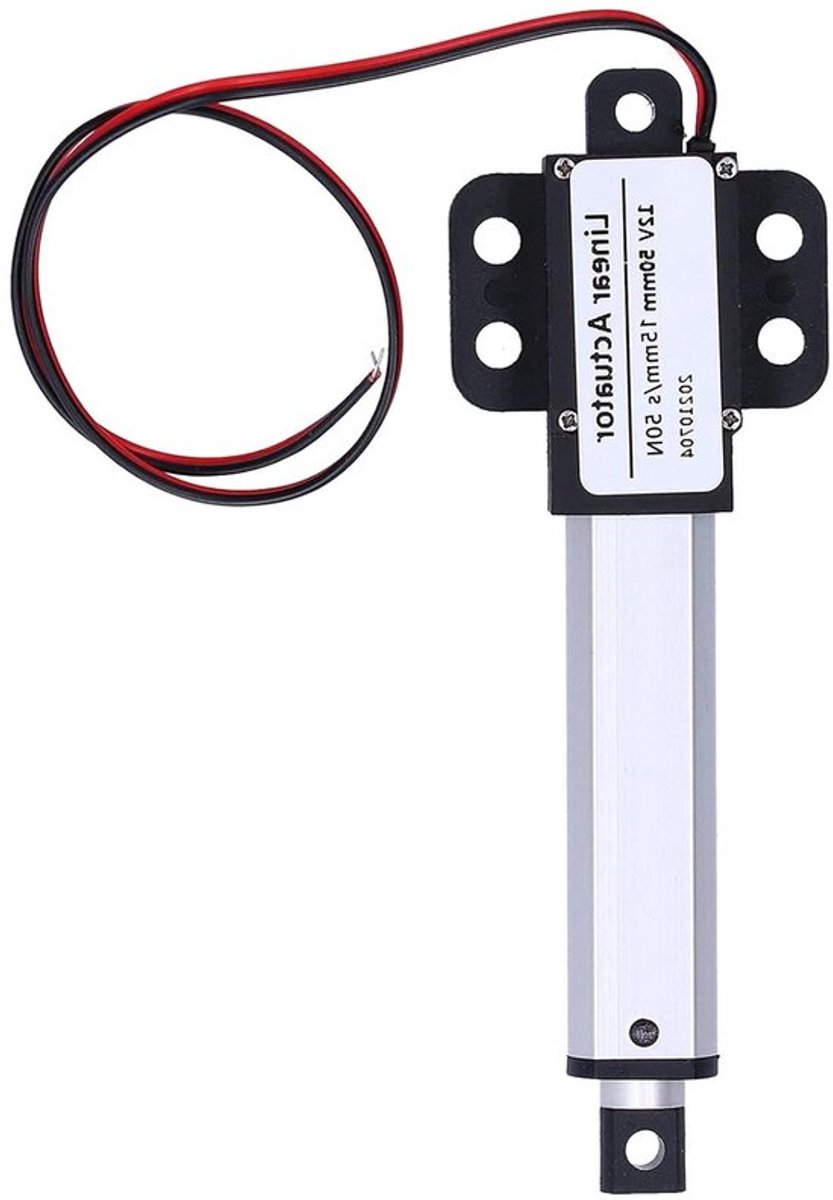 Lineaire actuatormotor 12V DC 50 mm slag snelheid 15 mm/s auto-industrie