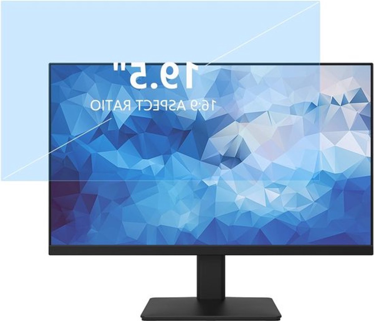 Anti-blauw licht filter voor 19.5 inch scherm, 16:9 verhouding, schermbeschermer tegen vermoeide ogen, anti-glare, verwijderbare bescherming, ideaal voor computergebruik