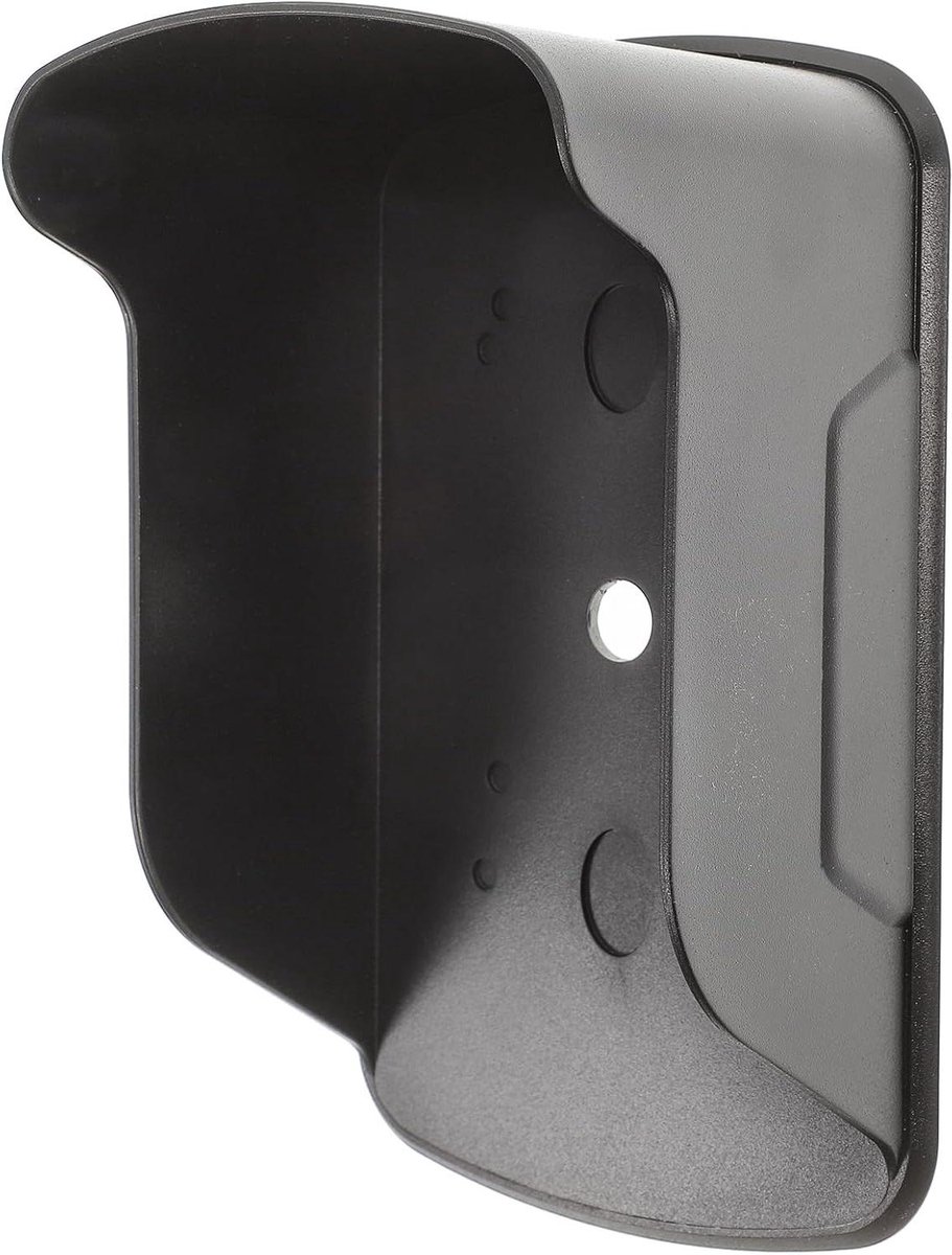 Deurbelafdekking - Videobel bescherming - Toegang beveiligen - Metalen behuizing - 17 x 10.5 cm - Zwart