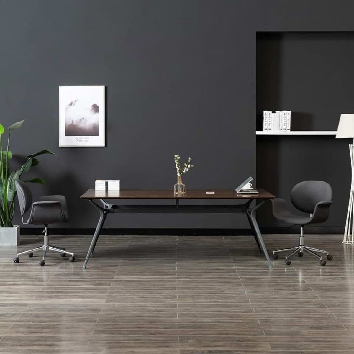Draaibare eetkamerstoelen, 2 stuks, grijs, van stof, stoelen voor buiten, eetkamerstoelen voor tuin, tuinmeubelen, tuinmeubelen voor tuin, outdoor, terras