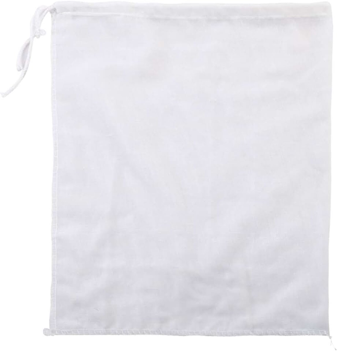 Sourcingmap Linnen Huishoudelijke Brouwen Raw Food Mesh Netto Zeef Filter Kook Zak 28cm x 23cm Wit