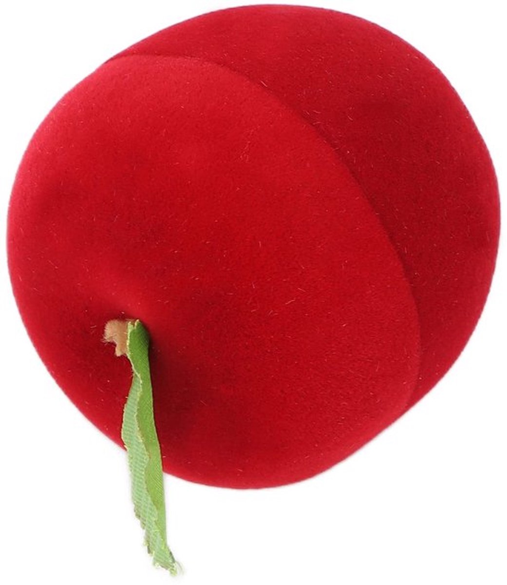 - Ring-opbergdoos - Trouwringbox - Schattig ontwerp - Rode appelvorm - Sieradenopslag - Perfect voor Valentijnsdag - Compact formaat