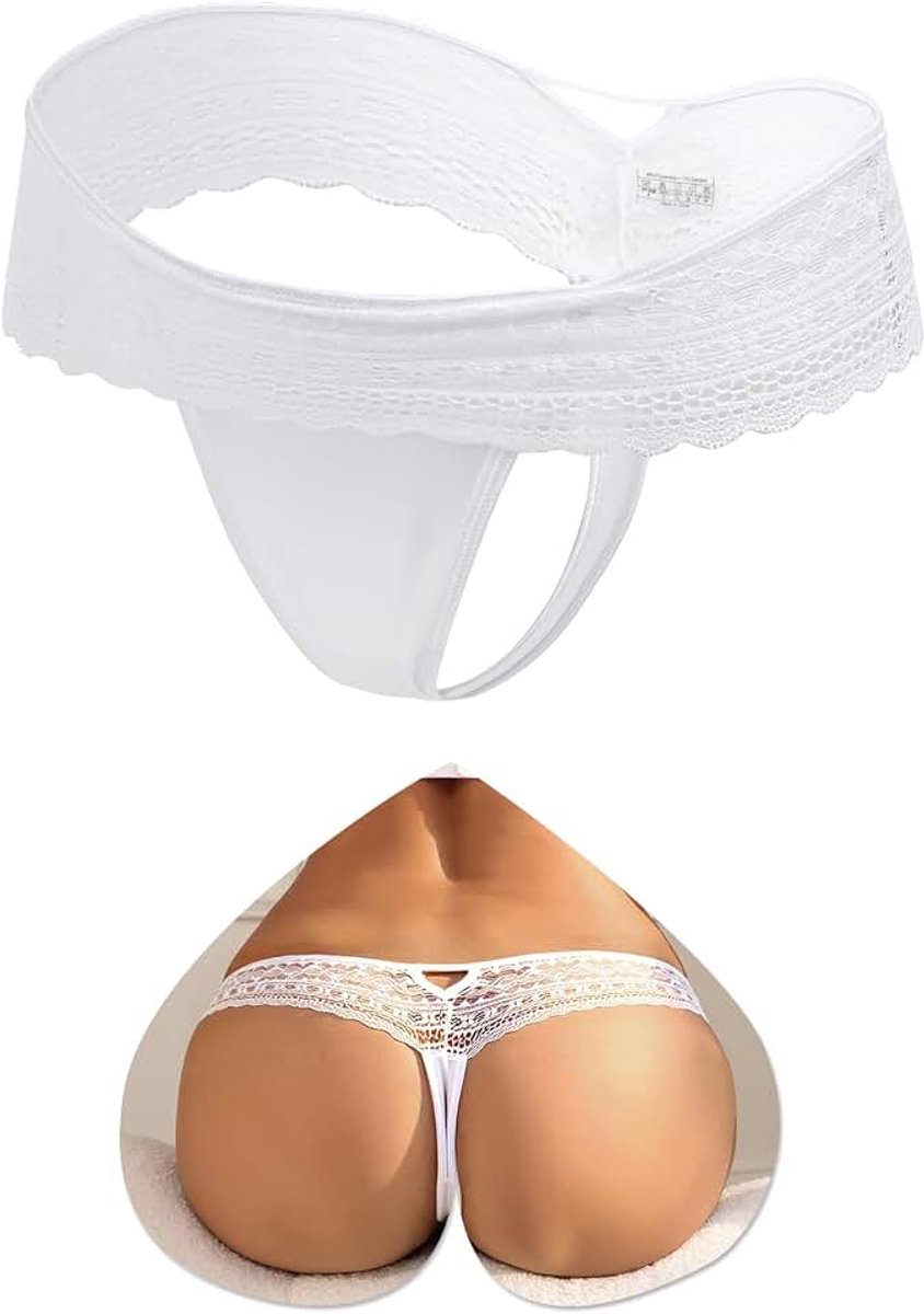 Onderbroek dames kant string transparante string grote maten sexy Braziliaanse slip lage taille ademend ondergoed comfortabel hipster slipje lingerie prikkelend ondergoed curvy ondergoed