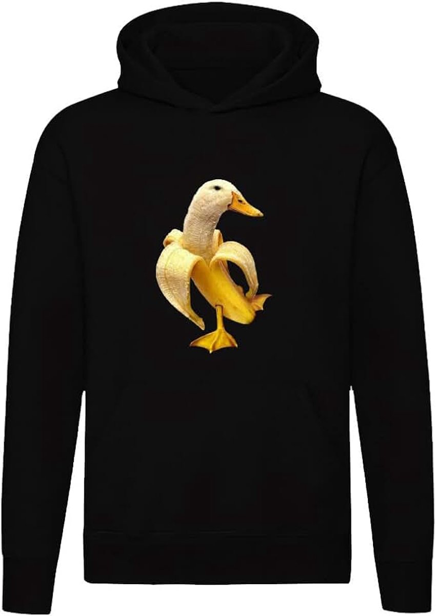 Banaan Hoodie - dier - eten - fruit - gezond - grappig - unisex - trui - sweater - capuchon