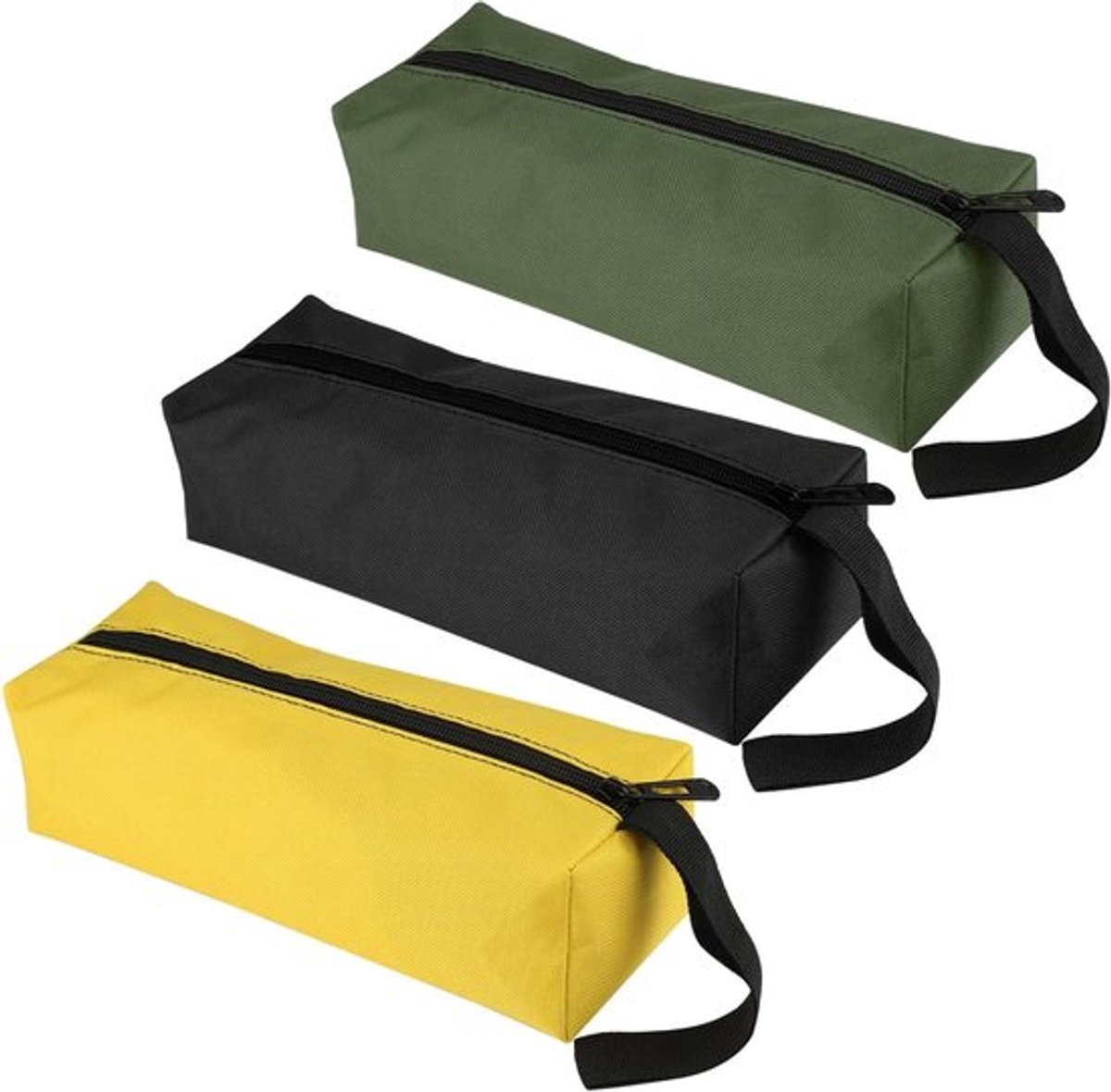 Draagbare gereedschapstas - waterdicht 600D Oxford-doek - multifunctioneel en slijtvast - opbergtas voor elektriciens en timmerlieden