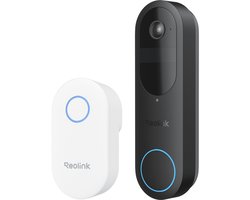 Reolink Deurbel - 4MP - 1:1 Beeld - Dual-Band WiFi - Slimme Detectie - Batterij/Bedraad - Geen Abo - Met Bel