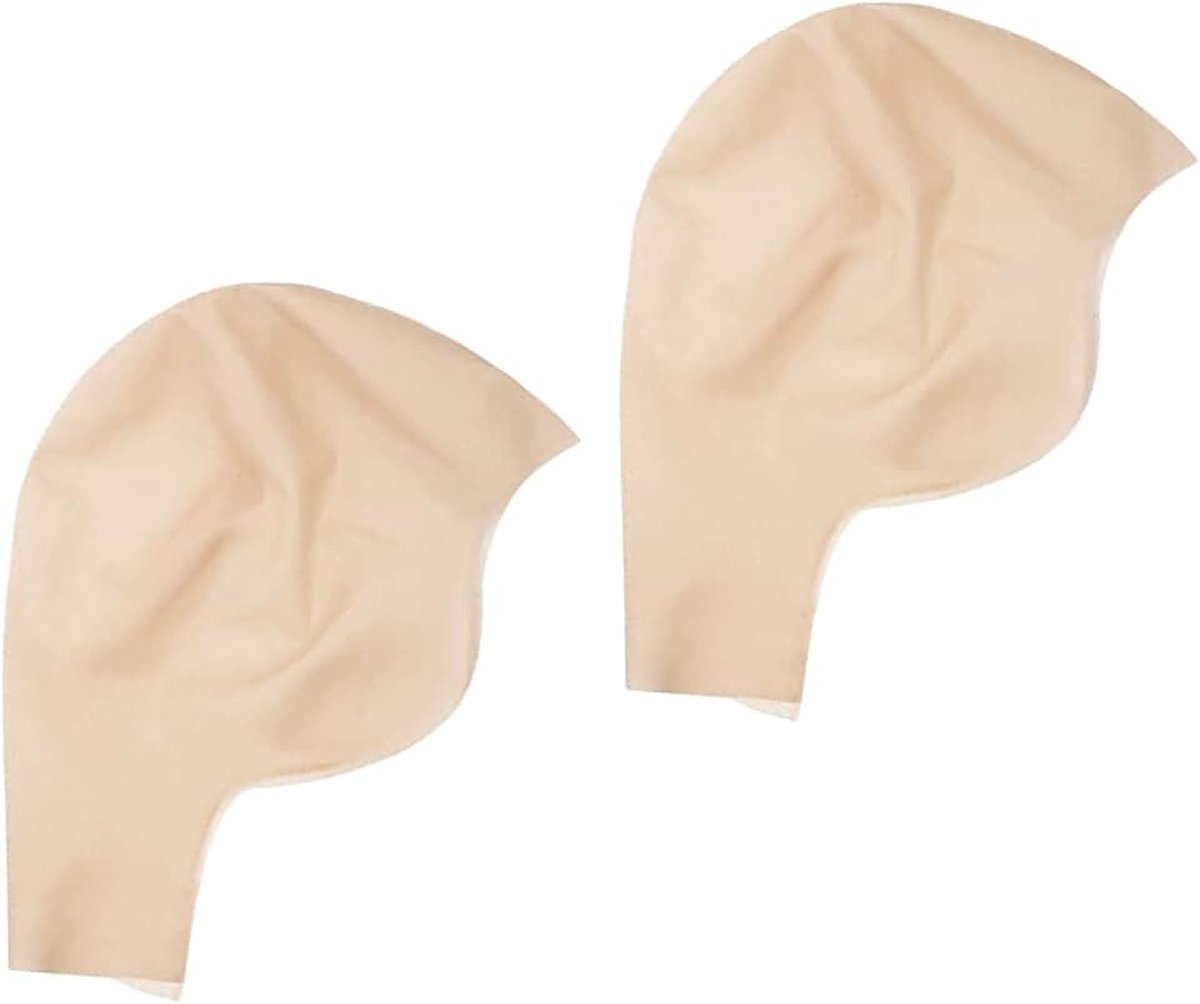 2 stuks kale hoeden kale huid kaal hoofd cover kale hoeden latex kale hoofd kap kale pruik hoofd kap kostuum accessoire nep hoofdhuid rekwisieten Cosplay,