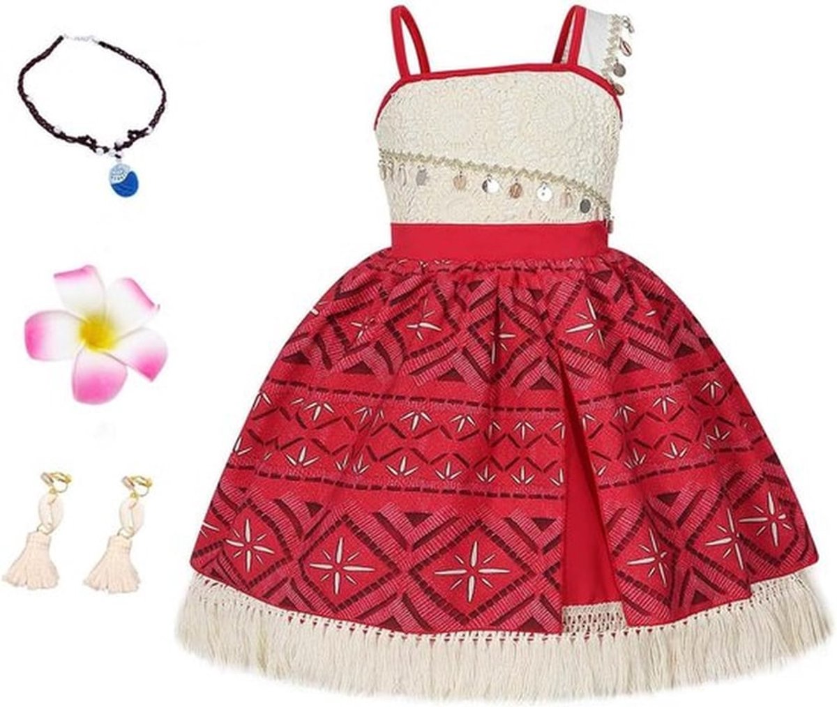Meisjes Prinsessenkostuum Jurk | Cartoon Cosplay Outfit voor Feest | Verjaardag Halloween Kostuum | Meisjeskleding voor Carnaval - Maat 110/116