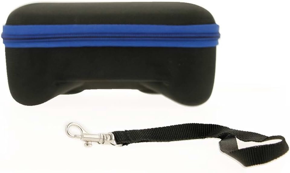 Controller-draagtas en Joy-con-houder voor Nintendo Switch, beschermende reistas, zwart en blauw