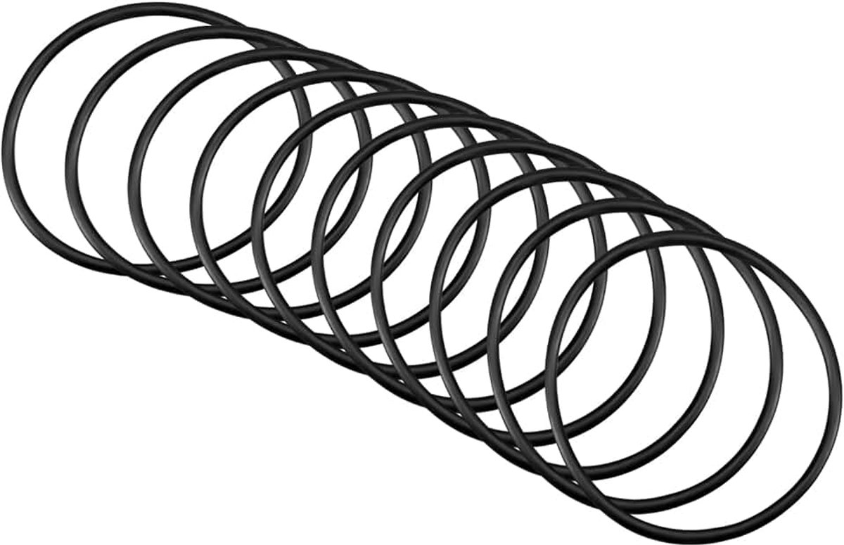 26 mm x 23 mm x 1,5 mm nitril-rubberen afdichtingen x 10 stuks ronde afdichting voor waterkraan loodgieterswerk reparatie afdichting verbinding [zwart]