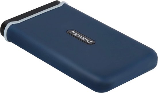 Externe SSD - Draagbare Opslag - Bestanden Overzetten - Schokabsorberend Ontwerp - 500GB - Marineblauw — afbeelding 4