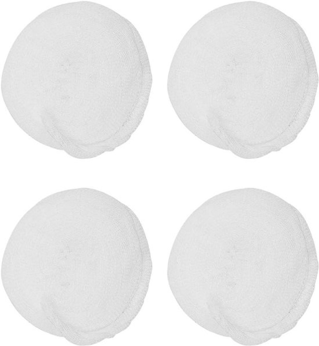 Mesh Netzak voor Karpervissen - Wateroplosbaar - Grote Capaciteit - Boilie Aas - Nauwkeurige Voeding - Verpakking van 4 Stuks - Geschikt voor Vissen - Groen Mesh.