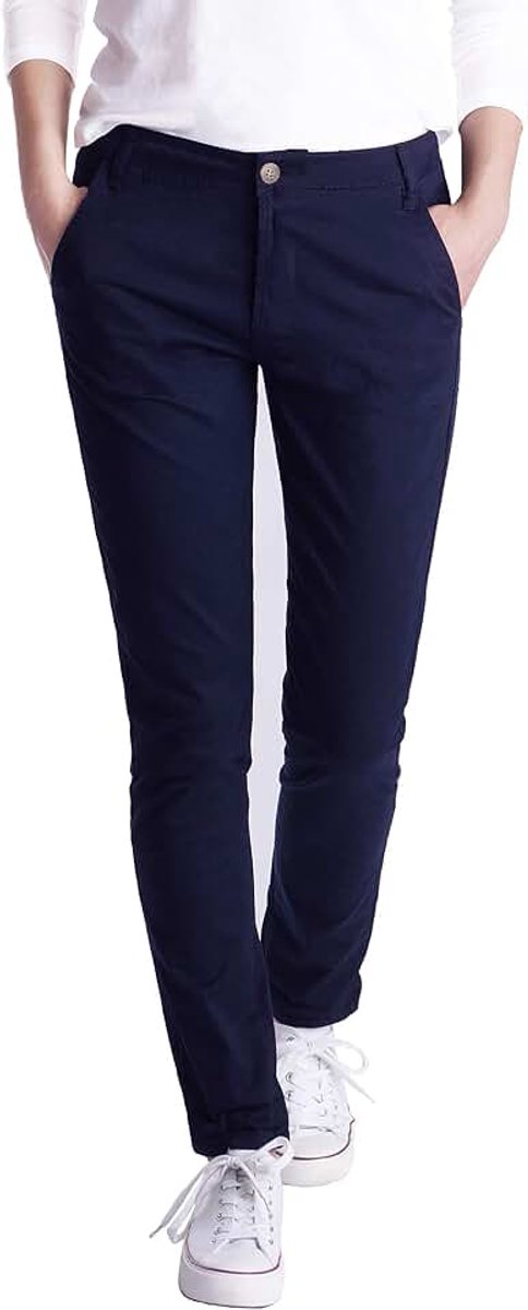Dames Chino Stoffen Broek stretch