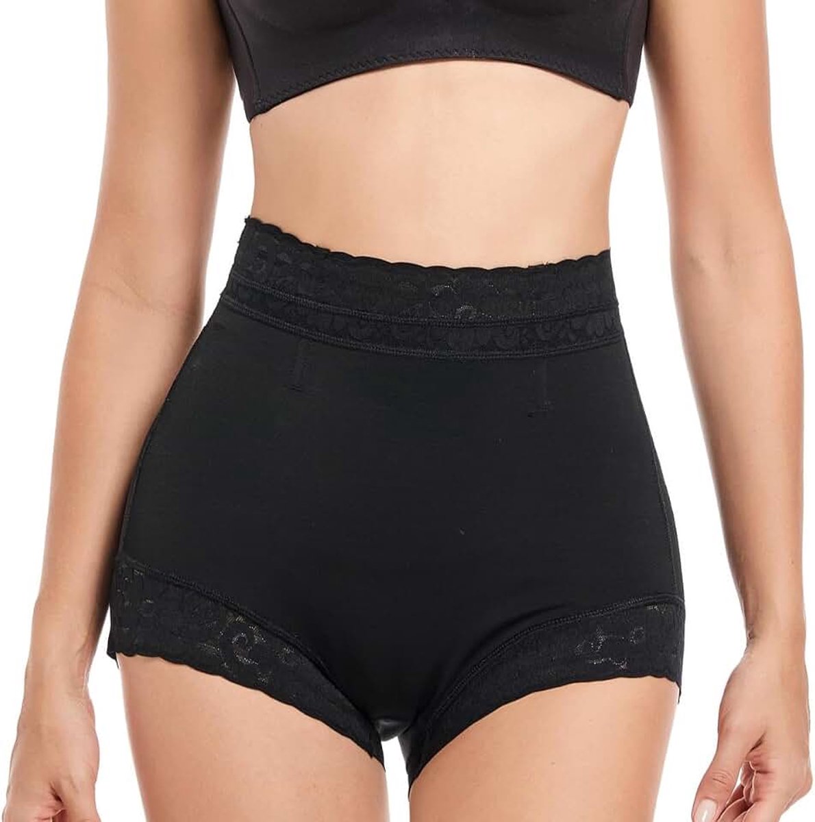 Shapewear met hoge taille, kanten buikcontrole, slipje, grote maten, afslankbroek, ondergoed, comfort, buikvormer, billenlifter voor vrouwen