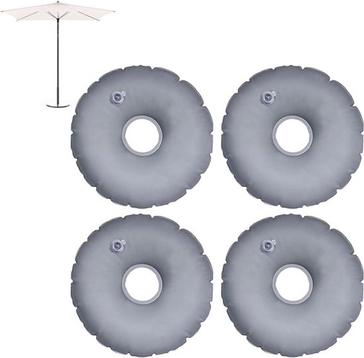 Waterzakken voor Pop-up Tent & Parasolstandaard Bescherming - Stevig - Handig - Buitenmeubels - 49 cm