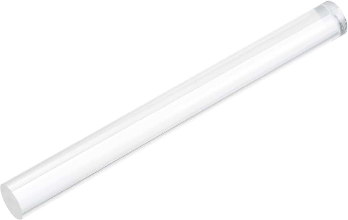 1 stuk acryl kunststof staven, rond, 10 mm x 100 mm, acrylstaaf, transparant, voor modelbouw, doe-het-zelf, architectuurmodelbouw, doe-het-zelf zandtafel