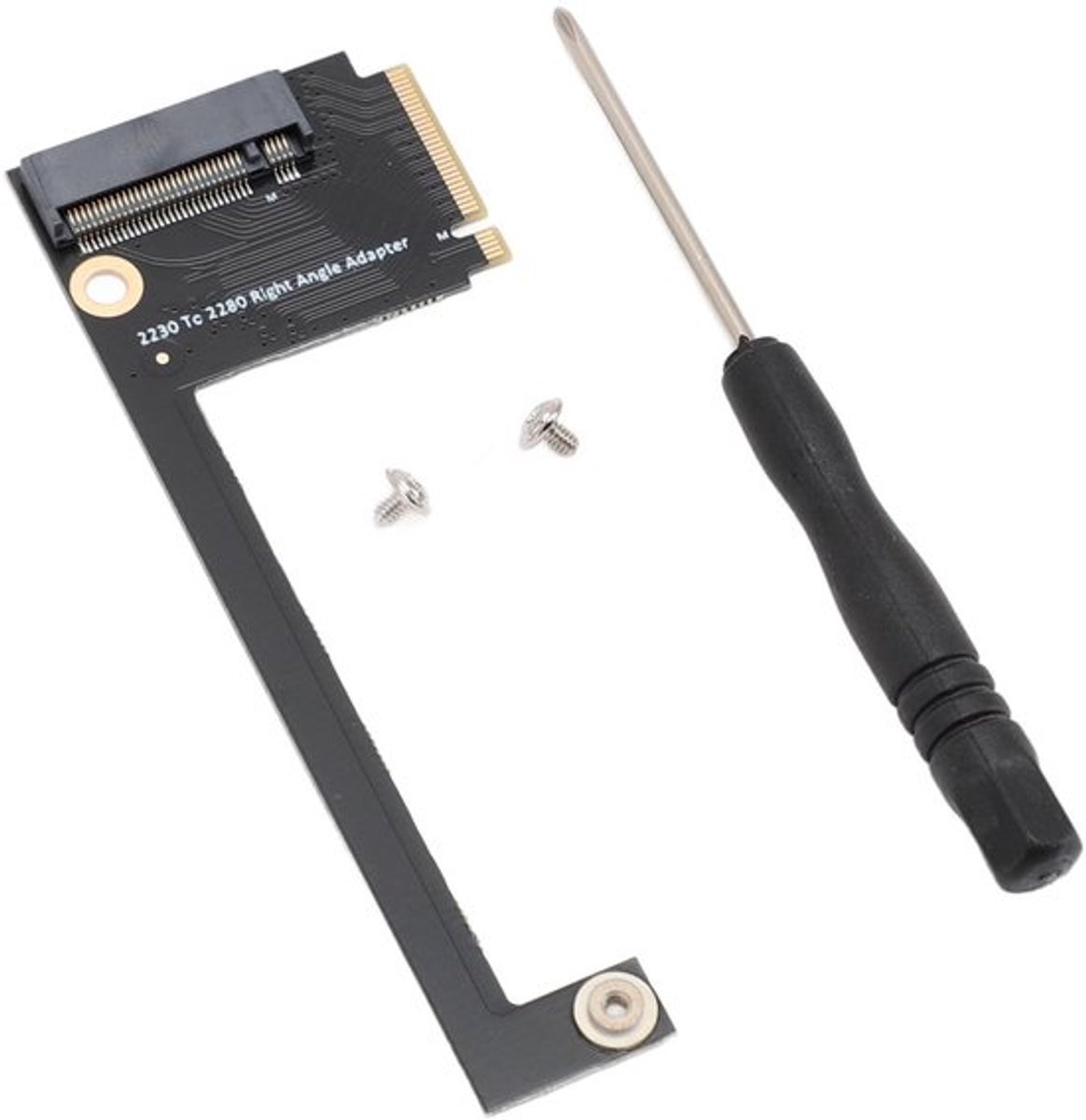 SSD Uitbreidingskaart - M Key Adapter - 90 Graden - Upgrade Conversiekaart - Geschikt voor Rog Ally - Zwart