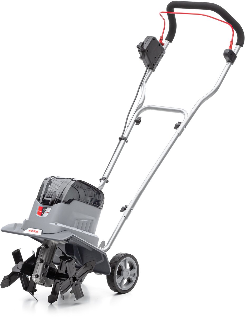 IKRA Bosch 36 V accu-tuinfrees IB-TC 36, verstelbare werkbreedte van 19 tot 30 cm, exclusief accu en oplader