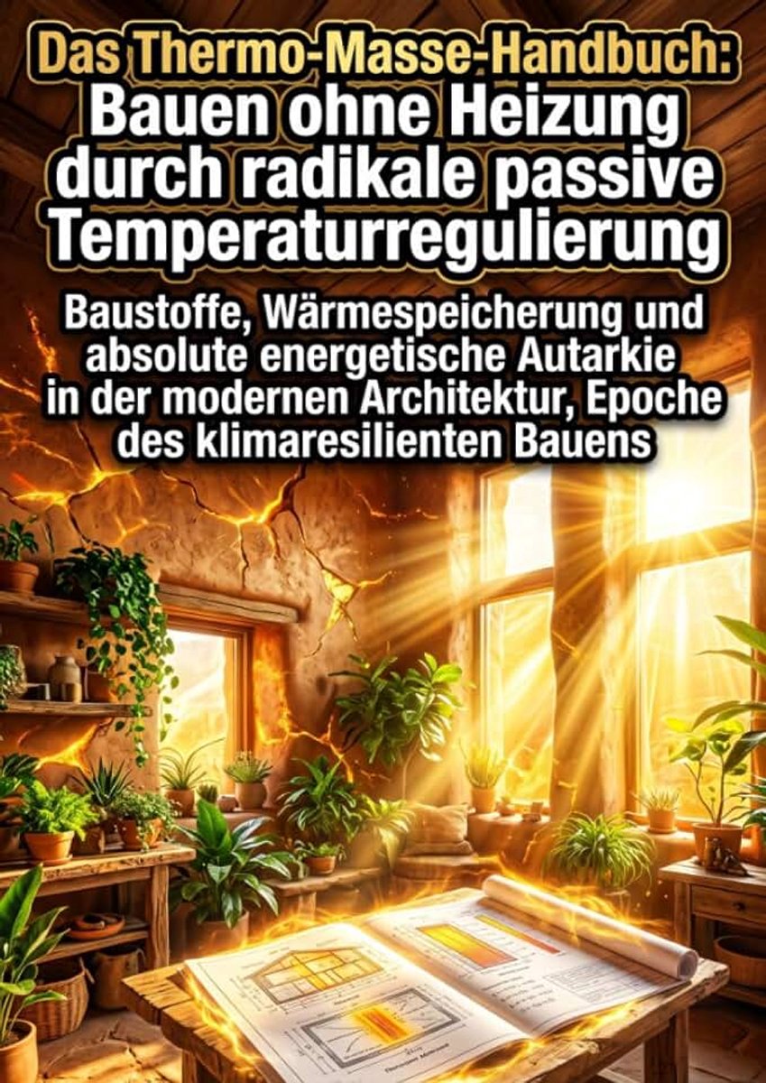 Thermo-Masse-Handbuch: Bauen ohne Heizung durch radikale passive Temperaturregulierung: Baustoffe, Wärmespeicherung und absolute energetische ... Epoche des klimaresilienten Bauens