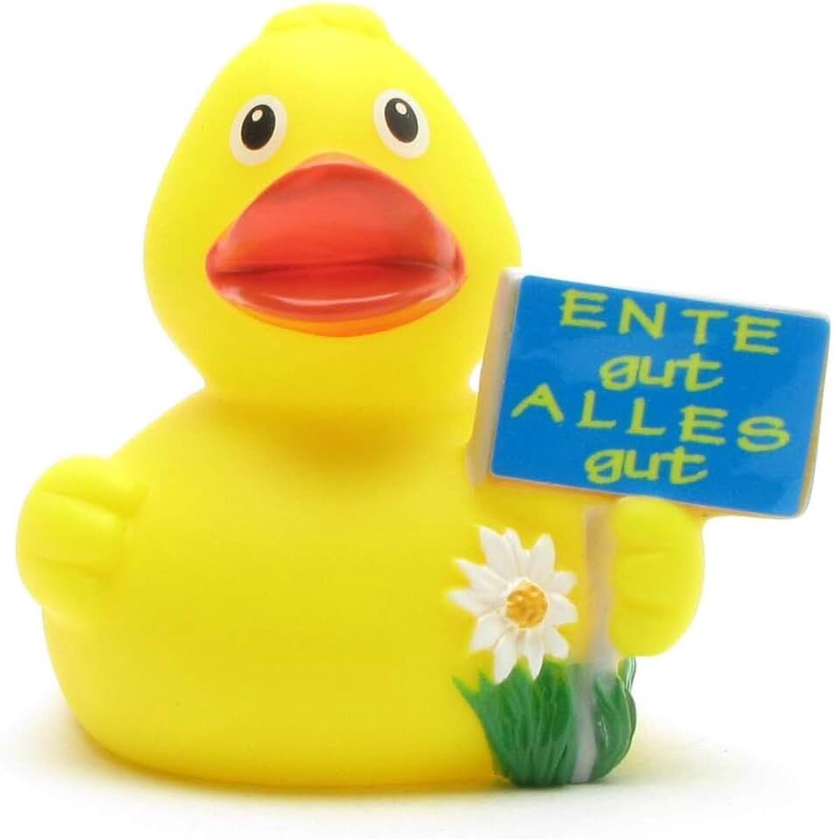"Eend gut - alles gut" badeend I piepende I L: 8 cm